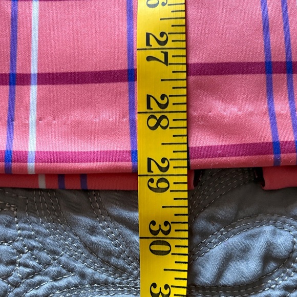 Eloquii Patchwork Print Pencil Bodycon Skirt Size 22 Pink Burgundy Plus Size - Picture 11 of 13